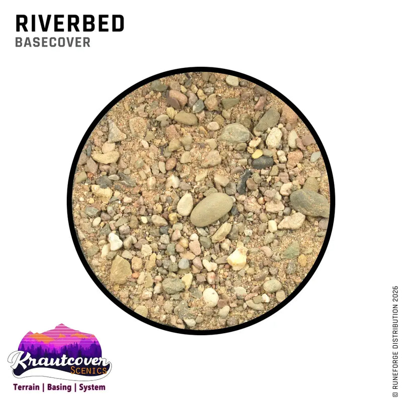 Krautcover Groundcovers - Riverbed 140ml - Miniature Games