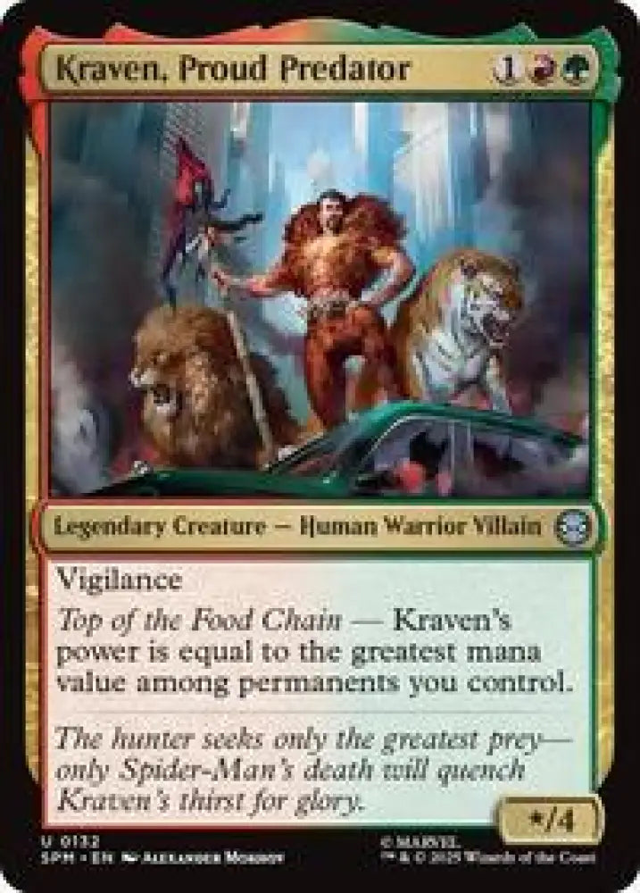Kraven, Proud Predator (132) [Marvel's Spider-Man]