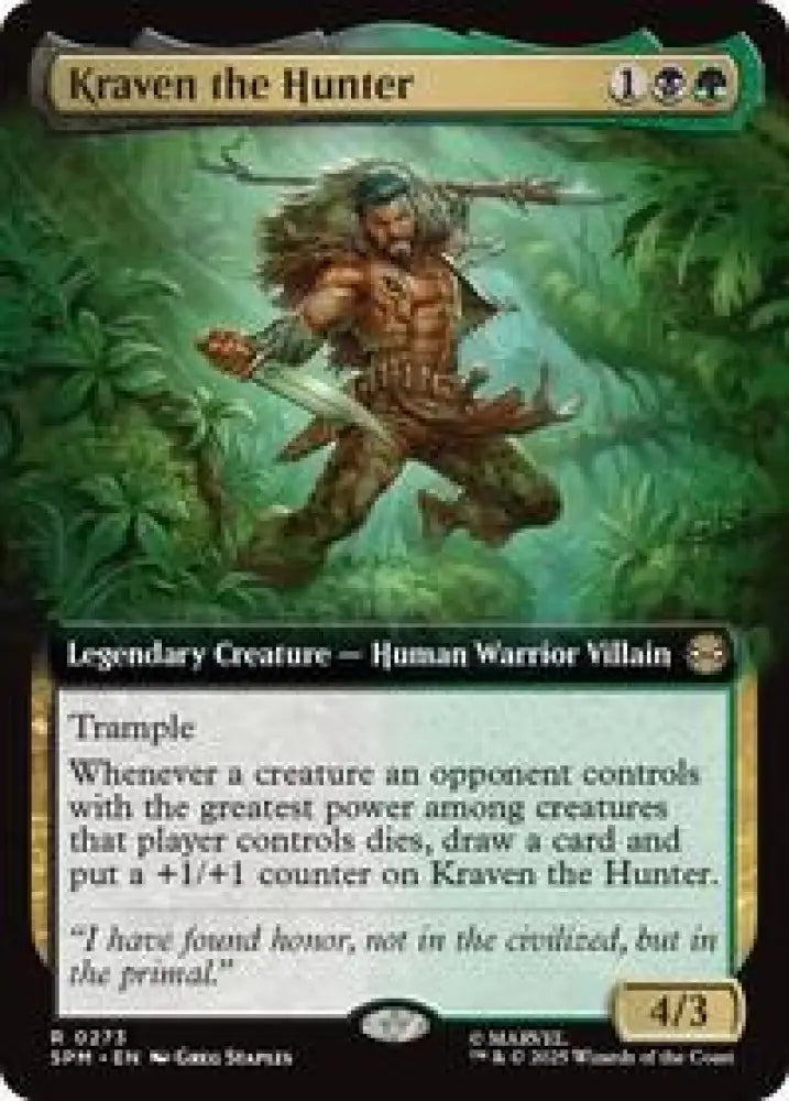 Kraven the Hunter (Extended Art) (273) [Marvel's Spider-Man]