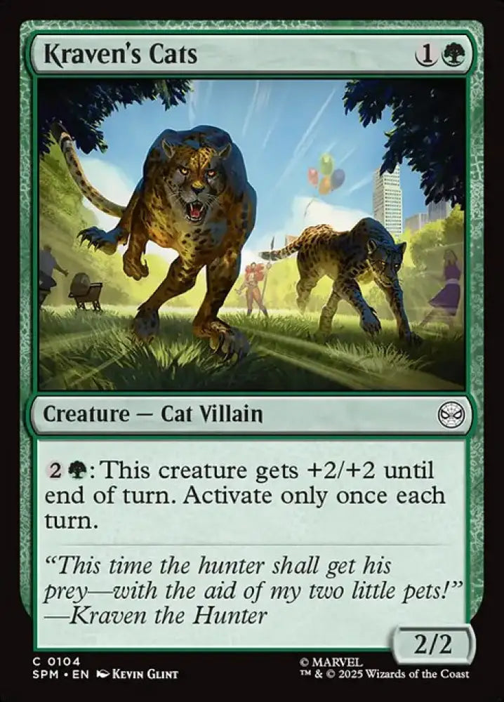 Kraven's Cats (104) [Marvel's Spider-Man]