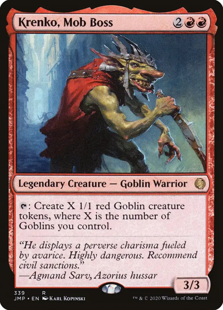Krenko Mob Boss [Jumpstart] - MTG Single