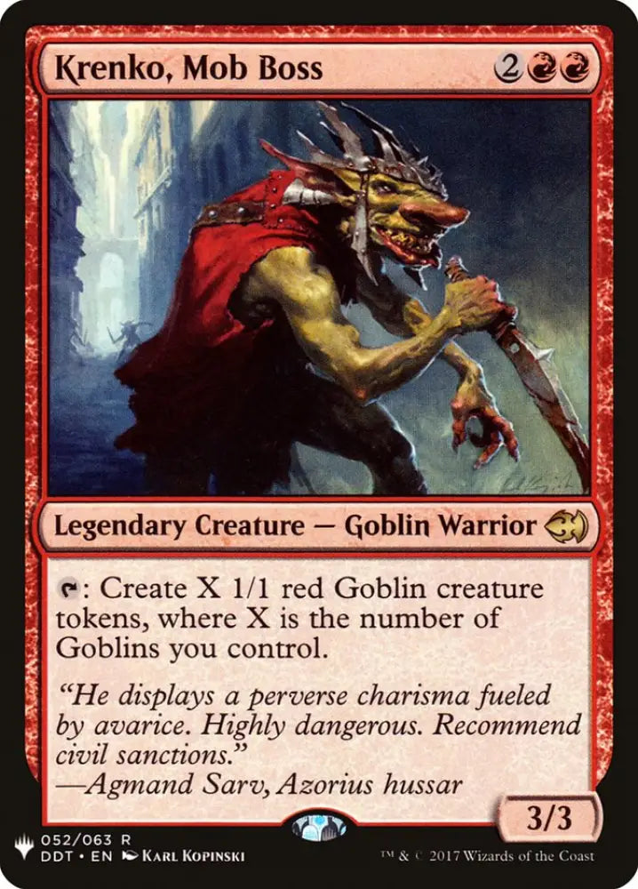 Krenko Mob Boss [Mystery Booster] - MTG Single