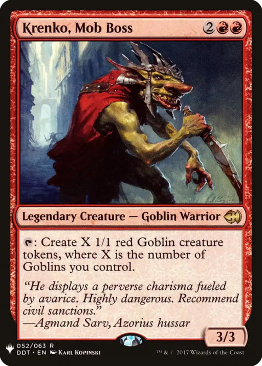 Krenko Mob Boss [Mystery Booster] - MTG Single