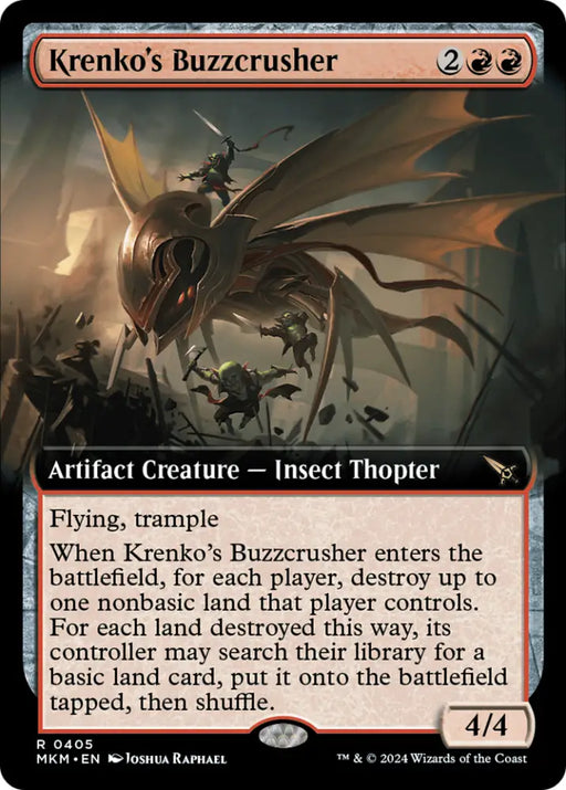 Krenko’s Buzzcrusher (Extended Art) [Murders at Karlov Manor] - MTG Single