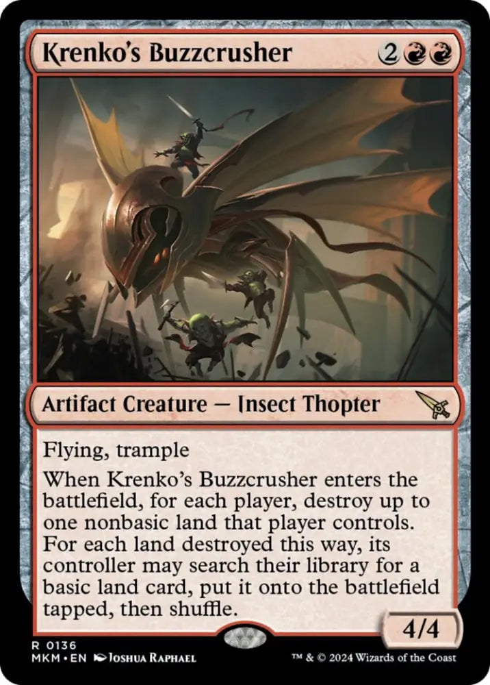 Krenko’s Buzzcrusher [Murders at Karlov Manor] - MTG Single