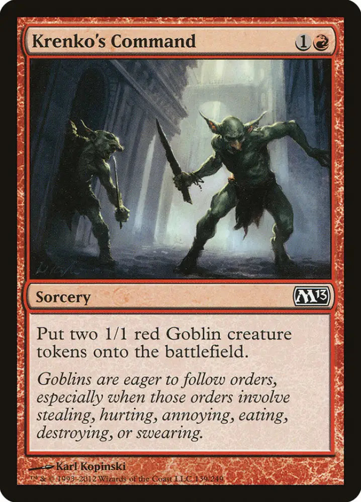 Krenko’s Command [Magic 2013] - MTG Single