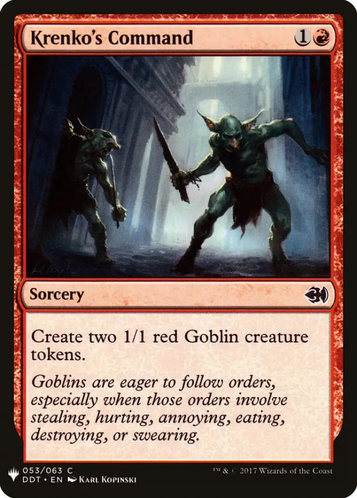 Krenko’s Command [Mystery Booster] - MTG Single