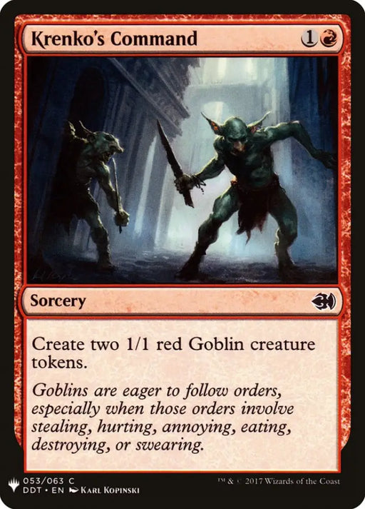 Krenko’s Command [Mystery Booster] - MTG Single