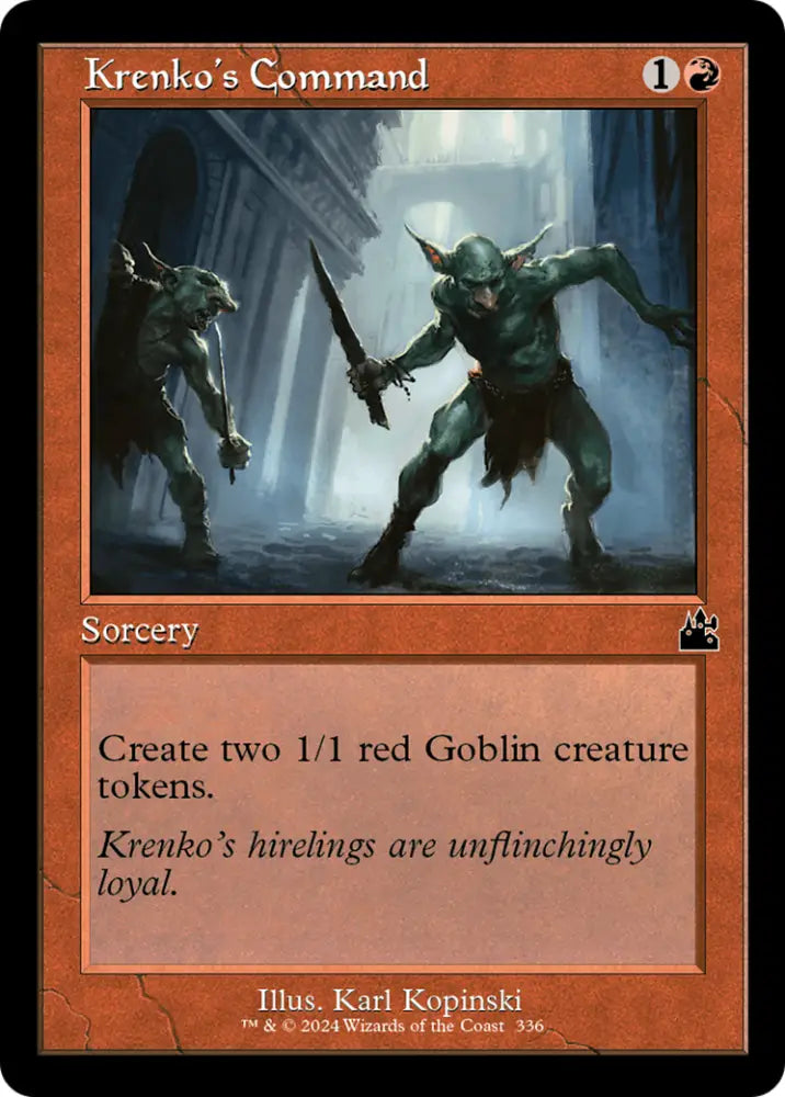 Krenko’s Command (Retro Frame) [Ravnica Remastered] - MTG Single