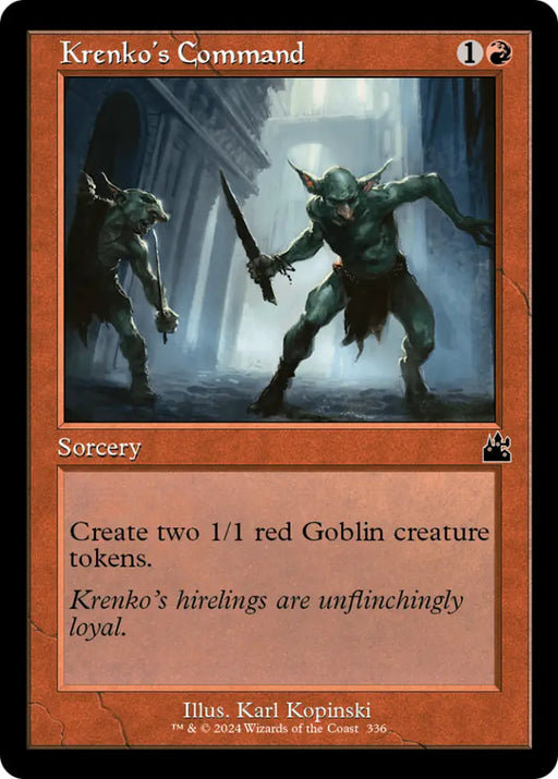 Krenko’s Command (Retro Frame) [Ravnica Remastered] - MTG Single