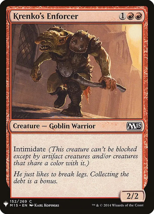 Krenko’s Enforcer [Mystery Booster] - MTG Single