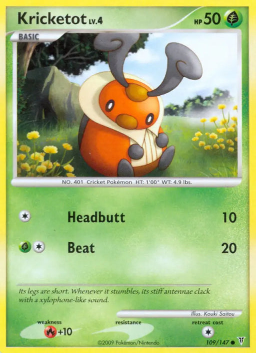Kricketot (109/147) [Platinum: Supreme Victors] - Pokemon Single