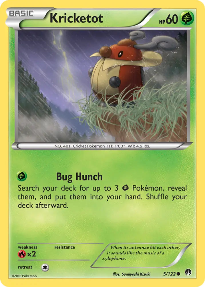 Kricketot (5/122) [XY: BREAKpoint] - Pokemon Single