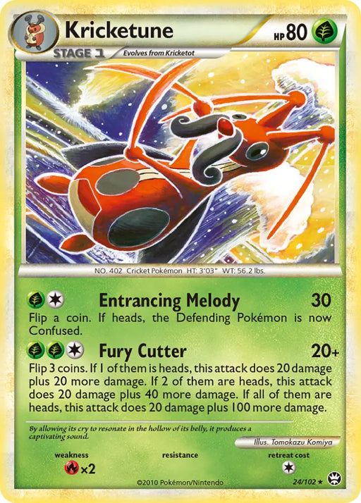 Kricketune (24/102) [HeartGold & SoulSilver: Triumphant] - Pokemon Single