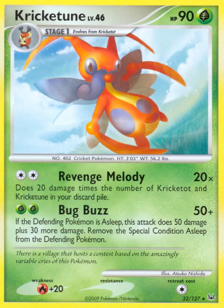 Kricketune (32/127) [Platinum: Base Set] - Pokemon Single