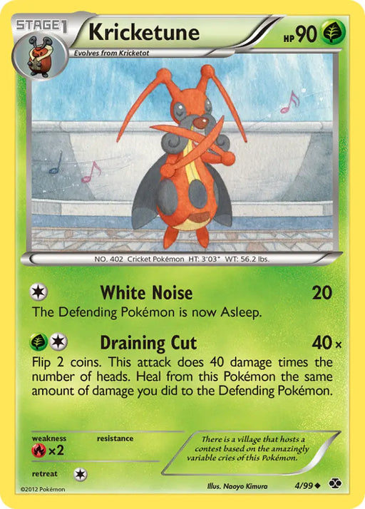 Kricketune (4/99) [Black & White: Next Destinies] - Pokemon Single