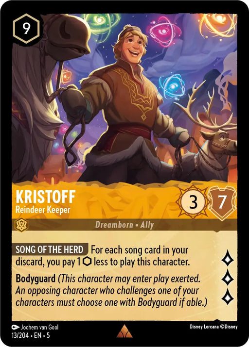 Kristoff - Reindeer Keeper (13/204) [Shimmering Skies] - Lorcana Single