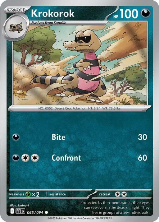 Krokorok (065/094) [ME02: Phantasmal Flames]
