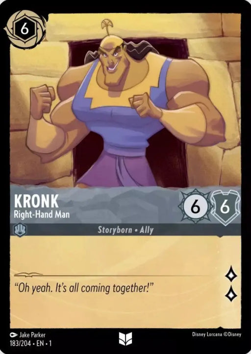Kronk - Right-Hand Man (183/204) [The First Chapter] - Lorcana Single
