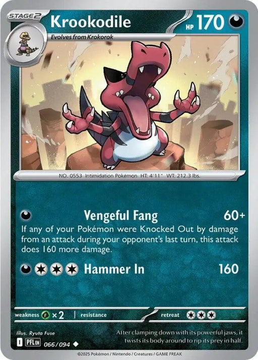 Krookodile (066/094) [ME02: Phantasmal Flames]