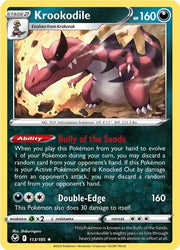 Krookodile (113/195) [Sword & Shield: Silver Tempest] - Pokemon Single