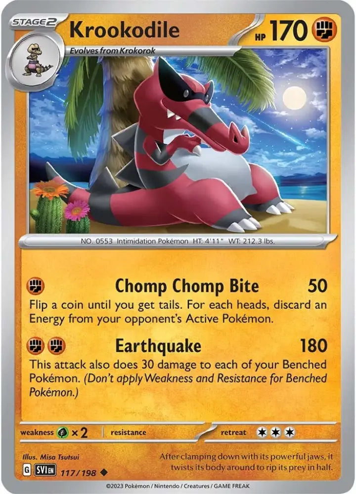 Krookodile (117/198) [Scarlet & Violet: Base Set] - Pokemon Single