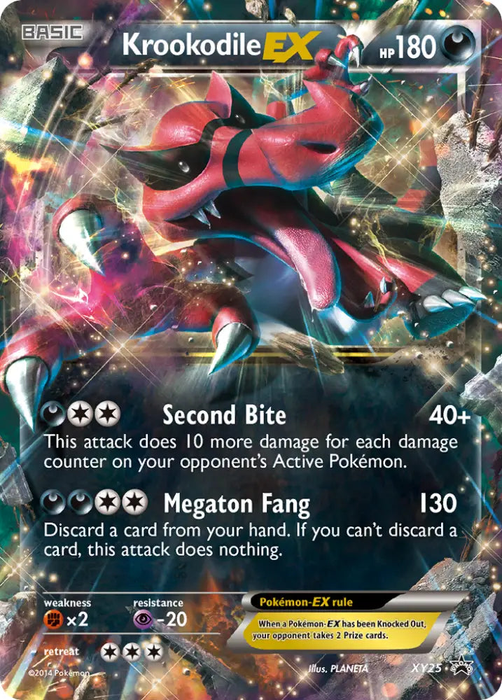 Krookodile EX (XY25) [XY: Black Star Promos] - Pokemon Single