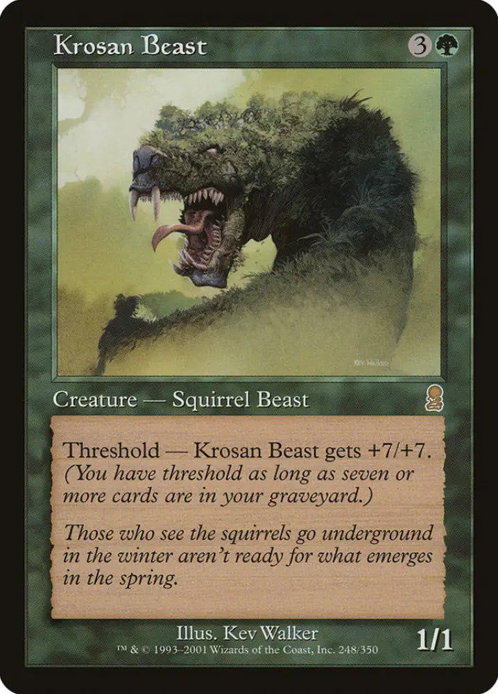 Krosan Beast [Odyssey] - MTG Single