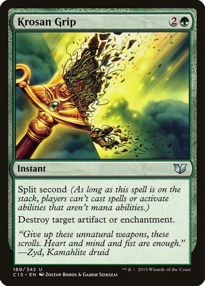 Krosan Grip [Commander 2015] - MTG Single