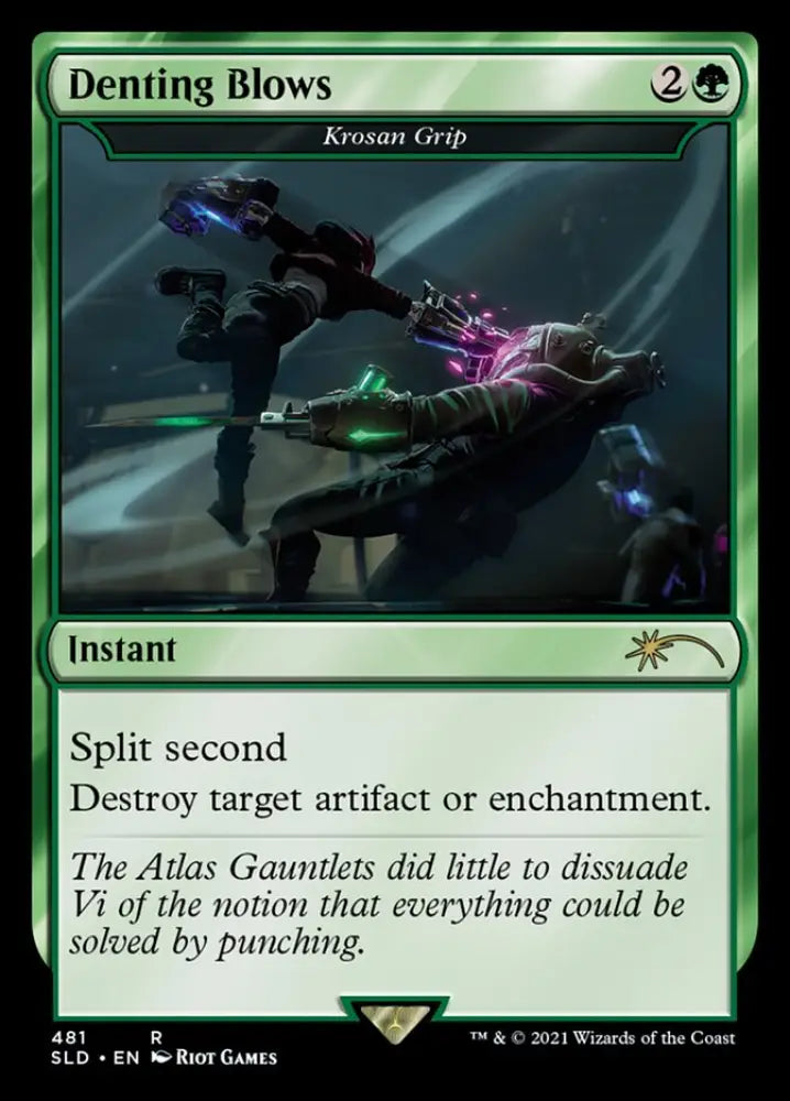 Krosan Grip - Denting Blows [Secret Lair Drop Series] - MTG Single
