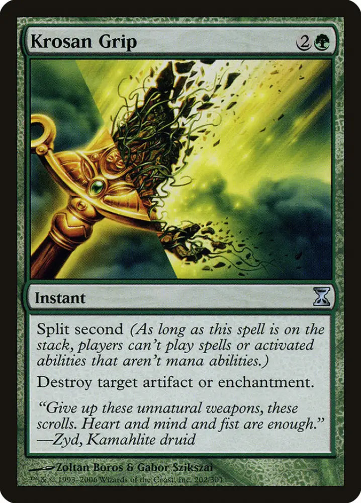Krosan Grip [Time Spiral] - MTG Single