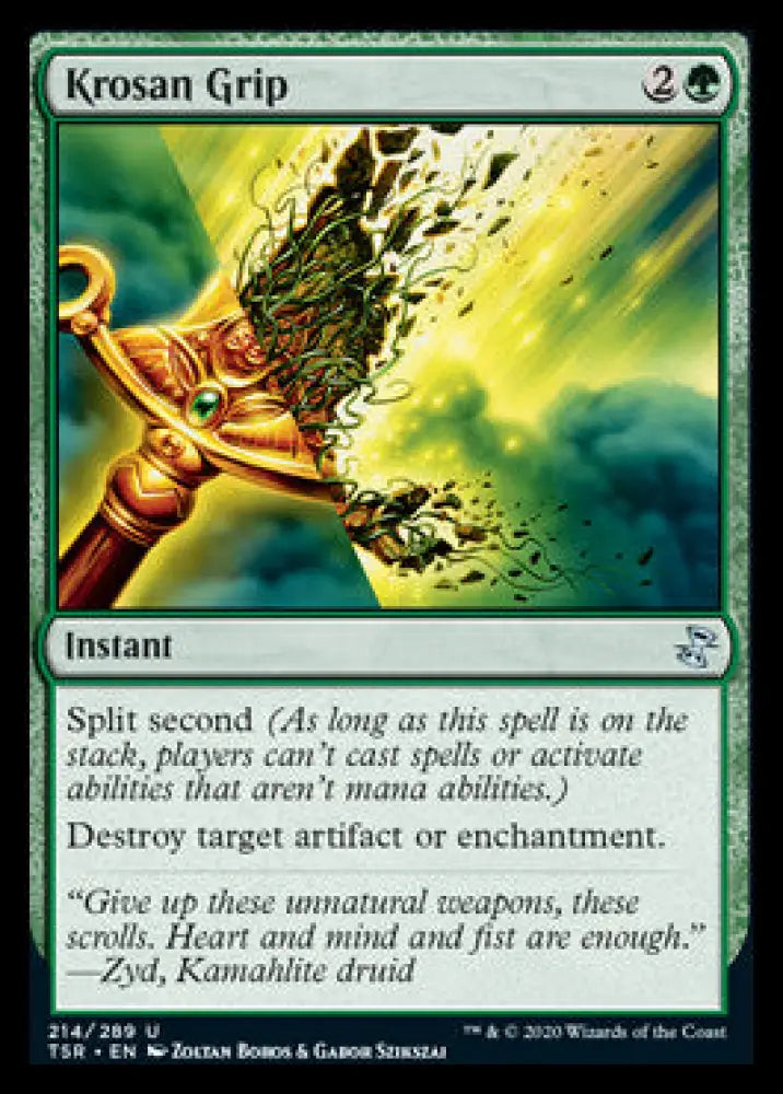 Krosan Grip [Time Spiral Remastered] - MTG Single