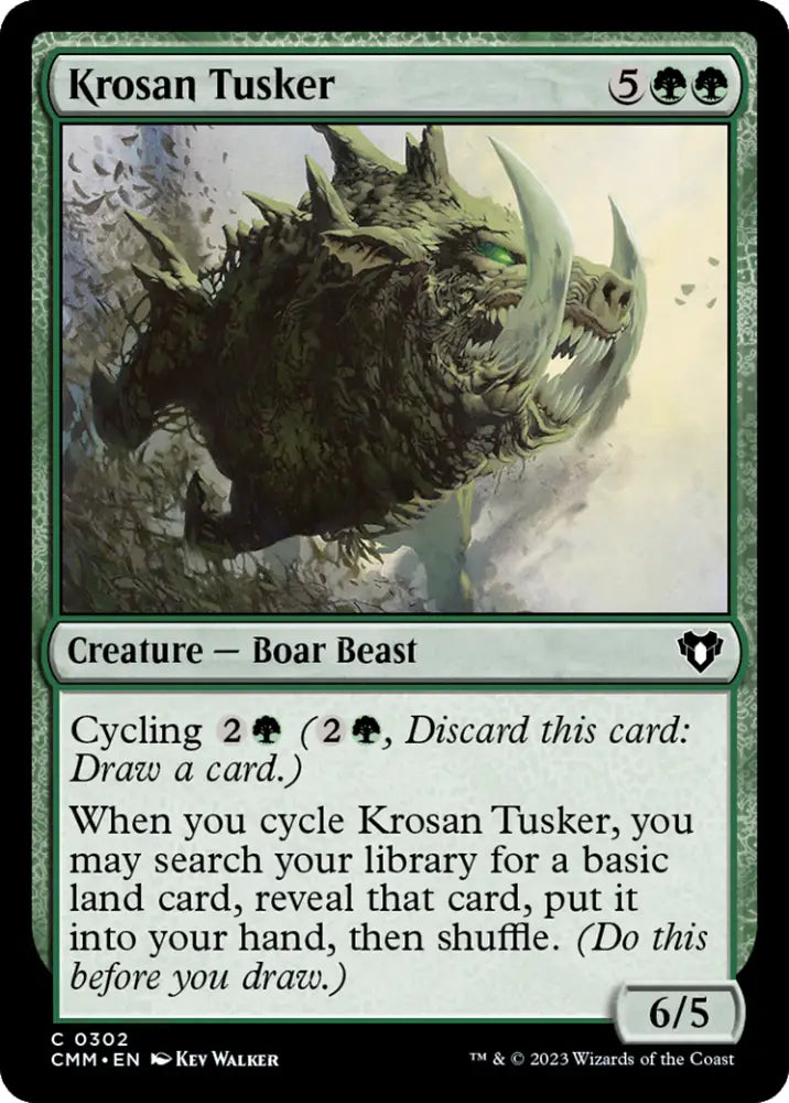 Krosan Tusker [Commander Masters] - MTG Single