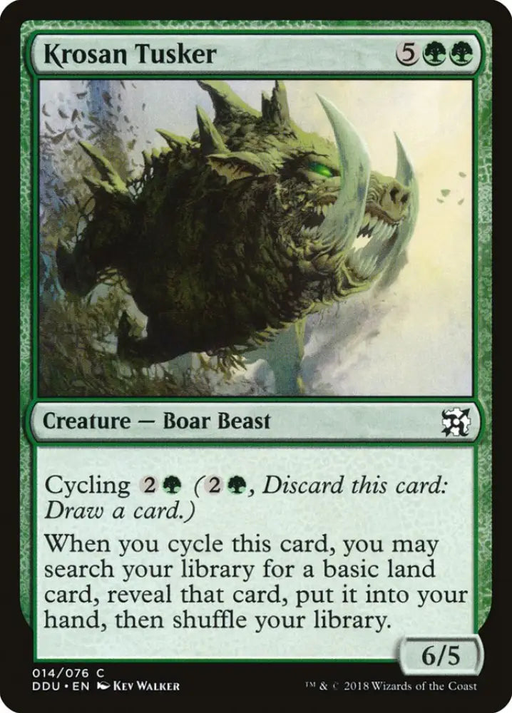 Krosan Tusker [Duel Decks: Elves vs. Inventors] - MTG Single