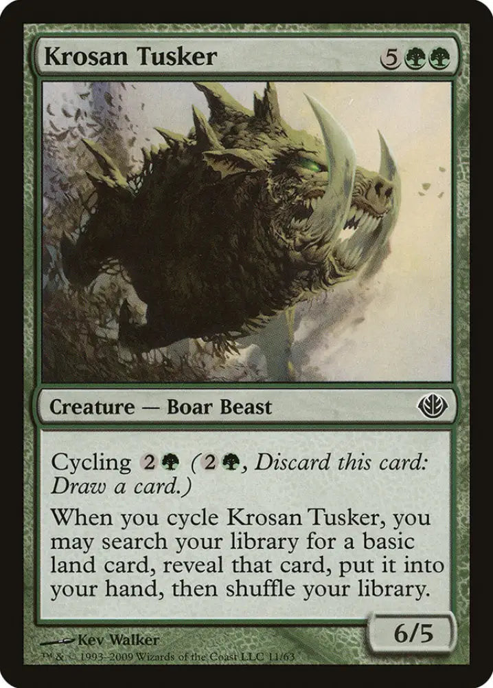 Krosan Tusker [Duel Decks: Garruk vs. Liliana] - MTG Single