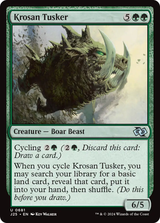 Krosan Tusker [Foundations Jumpstart] - MTG Single