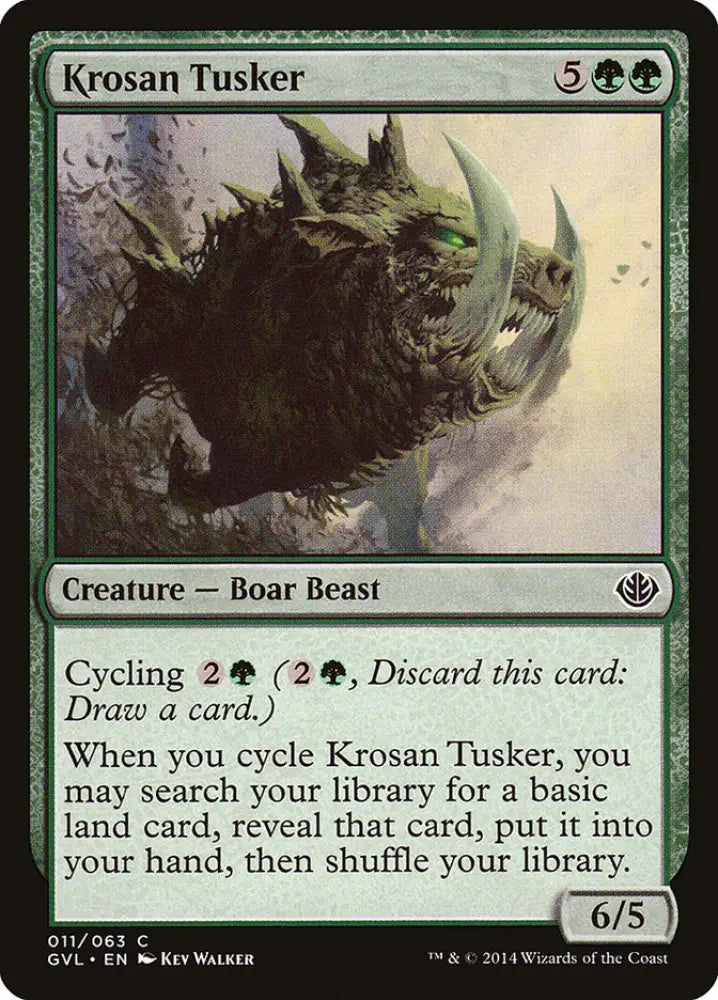 Krosan Tusker (Garruk vs. Liliana) [Duel Decks Anthology] - MTG Single