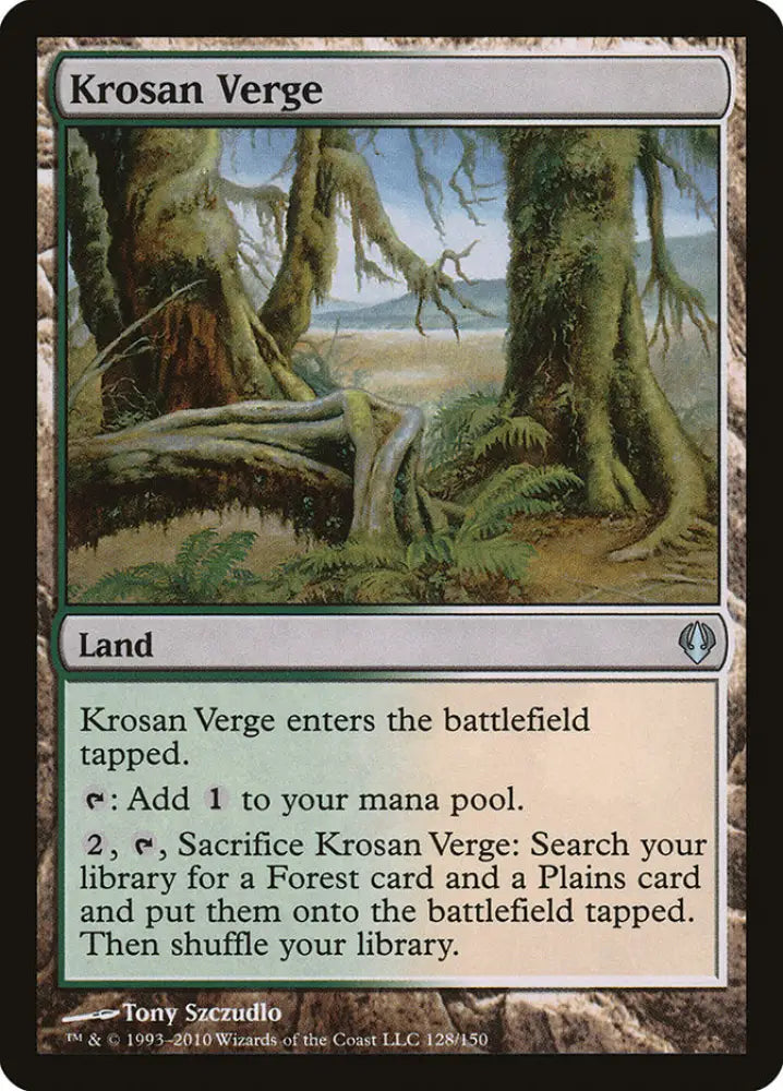Krosan Verge [Archenemy] - MTG Single