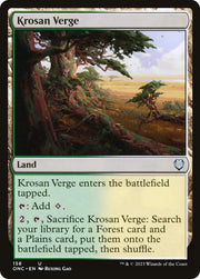 Krosan Verge [Phyrexia: All Will Be One Commander] - MTG Single