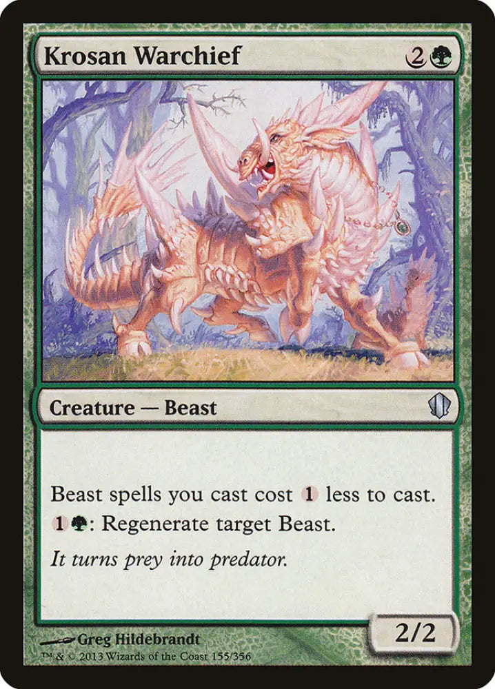 Krosan Warchief [Commander 2013] - MTG Single