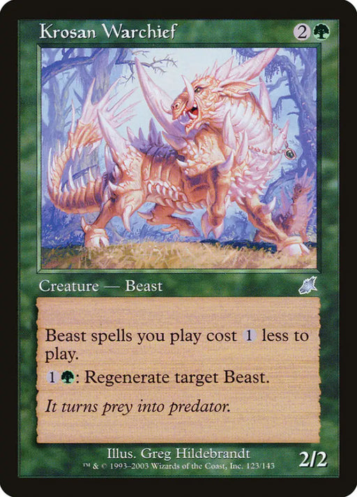 Krosan Warchief [Scourge] - MTG Single