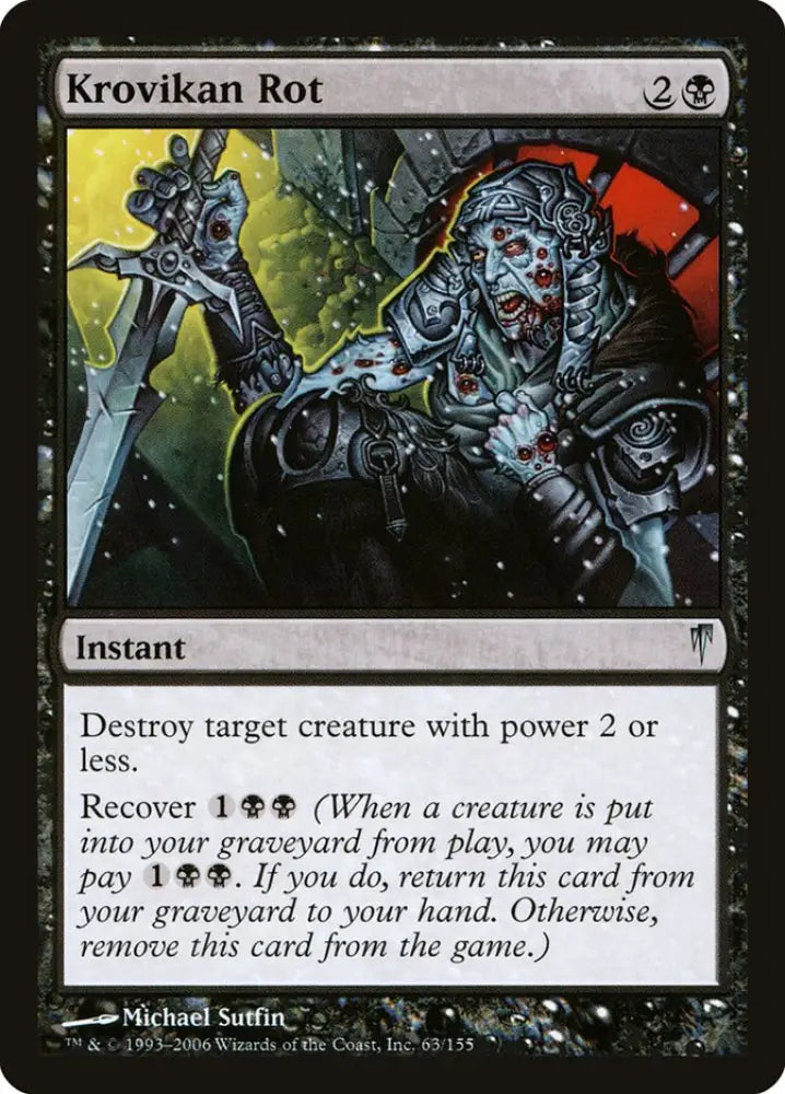 Krovikan Rot [Coldsnap] - MTG Single