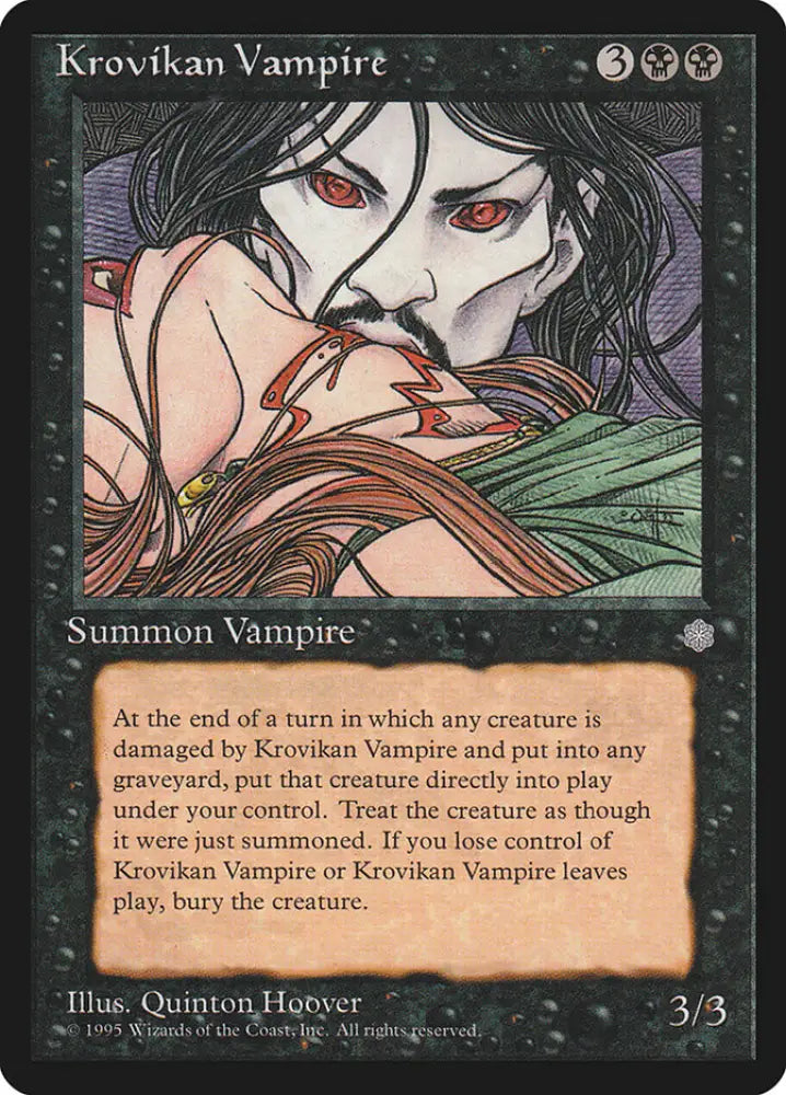 Krovikan Vampire [Ice Age] - MTG Single