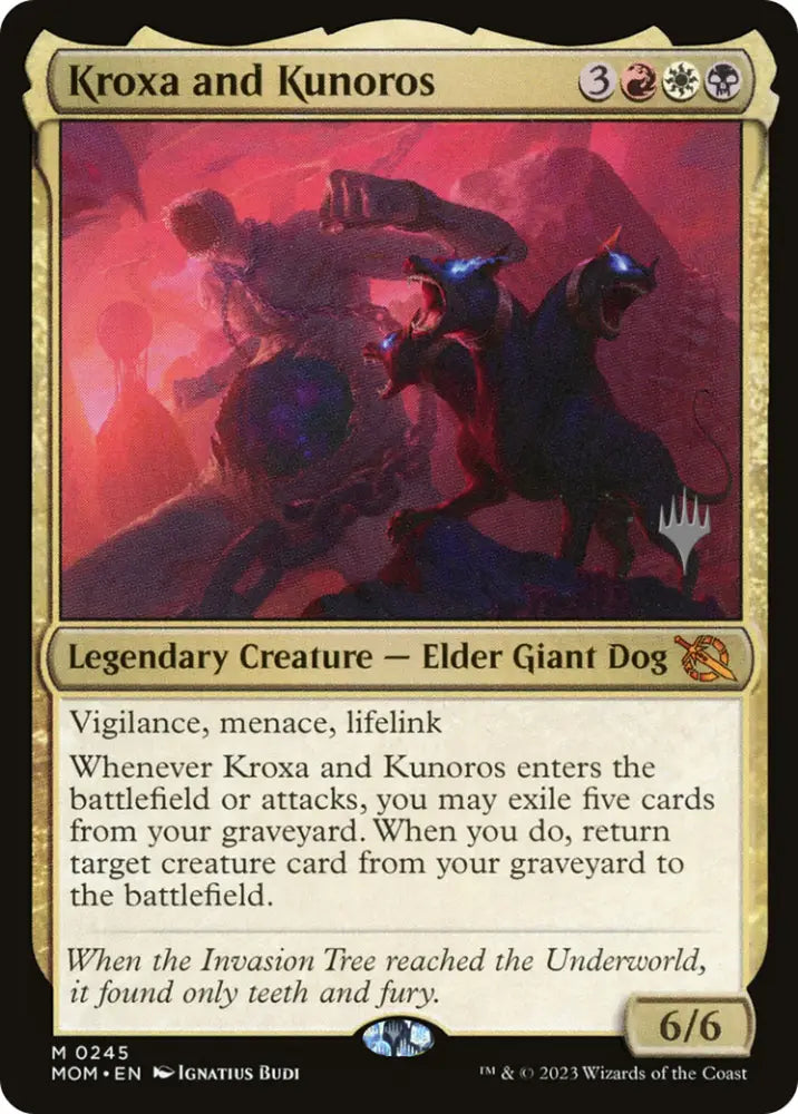 Kroxa and Kunoros (Promo Pack) [March of the Machine Promos] - MTG Single