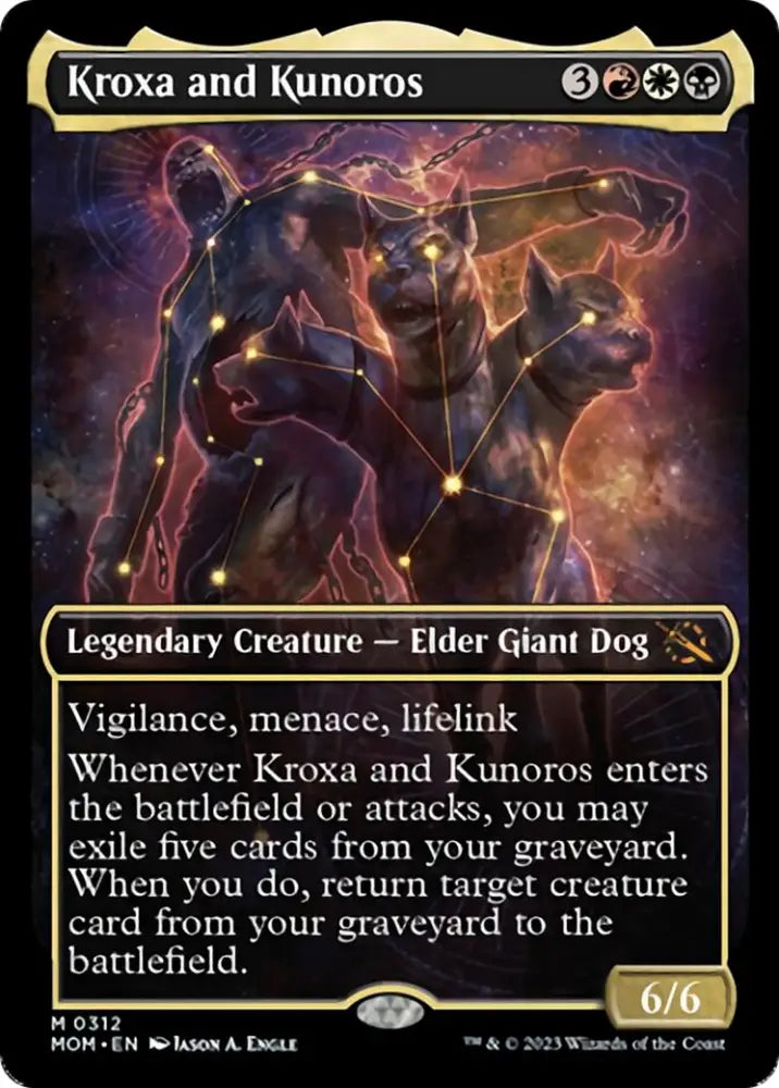 Kroxa and Kunoros (Showcase Planar Booster Fun) [March of the Machine] - MTG Single