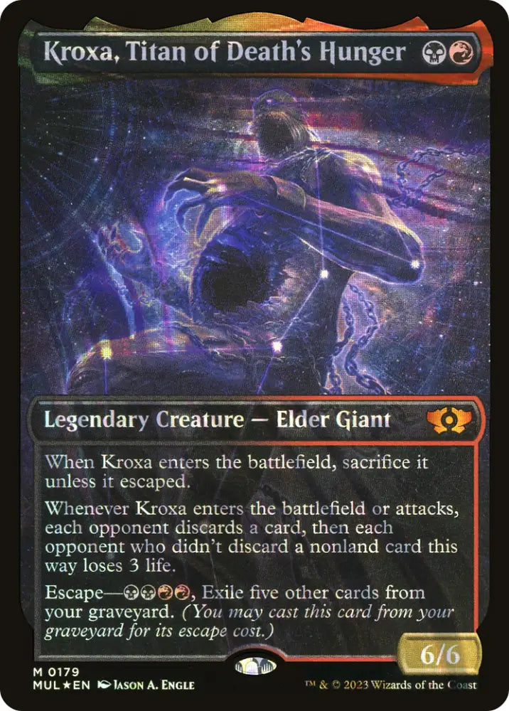 Kroxa Titan of Death’s Hunger (Halo Foil) [Multiverse Legends] - MTG Single