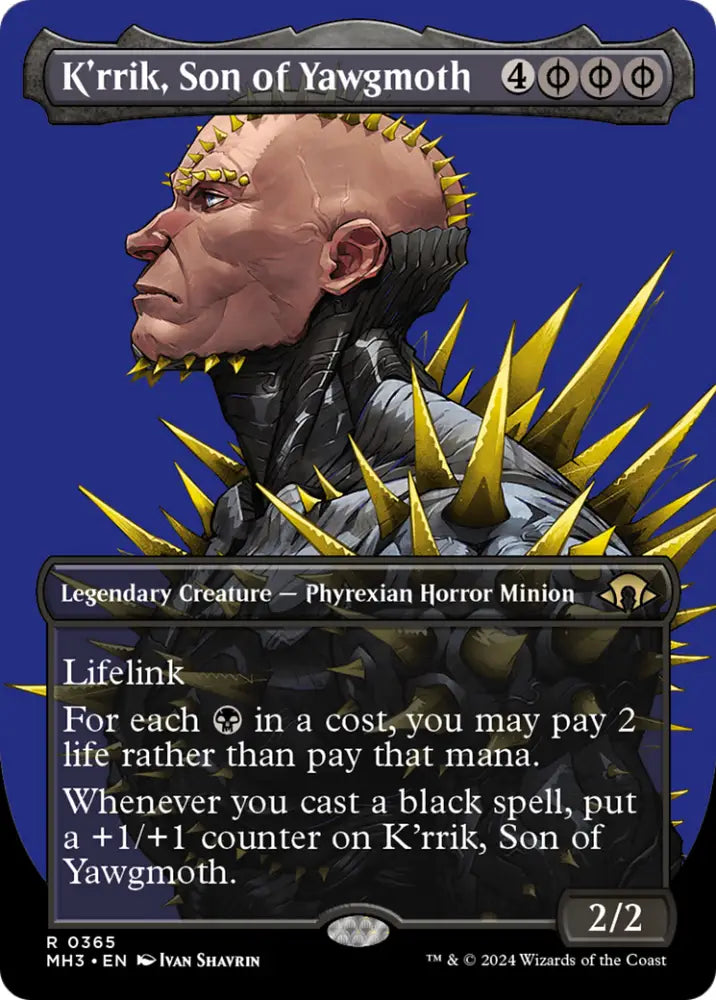 K’rrik Son of Yawgmoth (Borderless) [Modern Horizons 3] - MTG Single