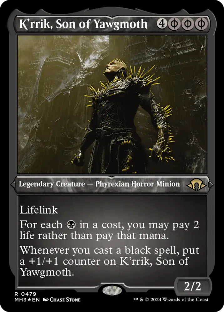 K’rrik Son of Yawgmoth (Foil Etched) [Modern Horizons 3] - MTG Single