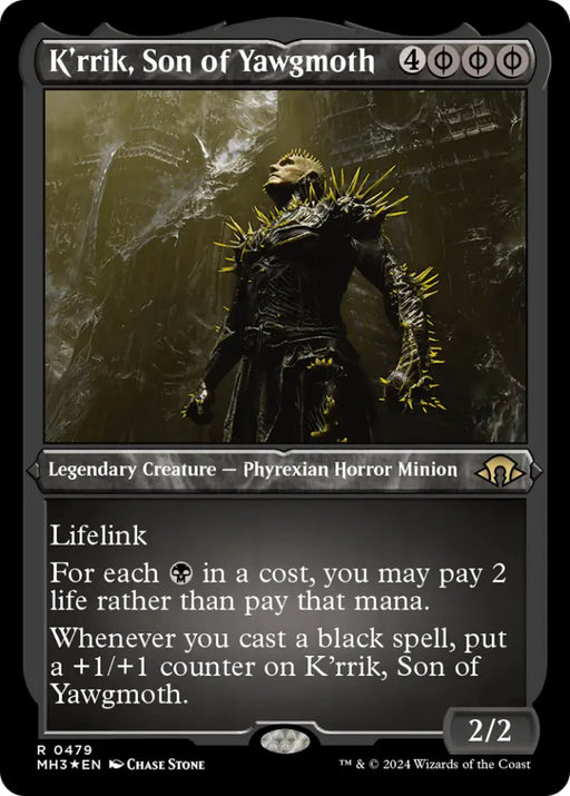 K’rrik Son of Yawgmoth (Foil Etched) [Modern Horizons 3] - MTG Single