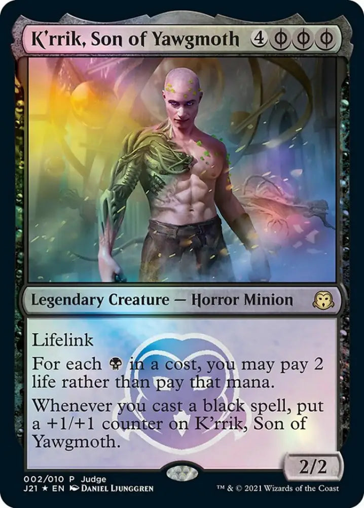 K’rrik Son of Yawgmoth [Judge Gift Cards 2021] - MTG Single